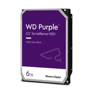 WD Purple Surveillance Hard Drive 6TB 256MB