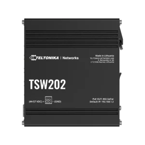 Teltonika industrial managed Gigabit PoE+ Switch TSW202