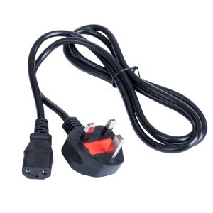 UK PC Power Cord C13 1.5m compatible with Synology NAS