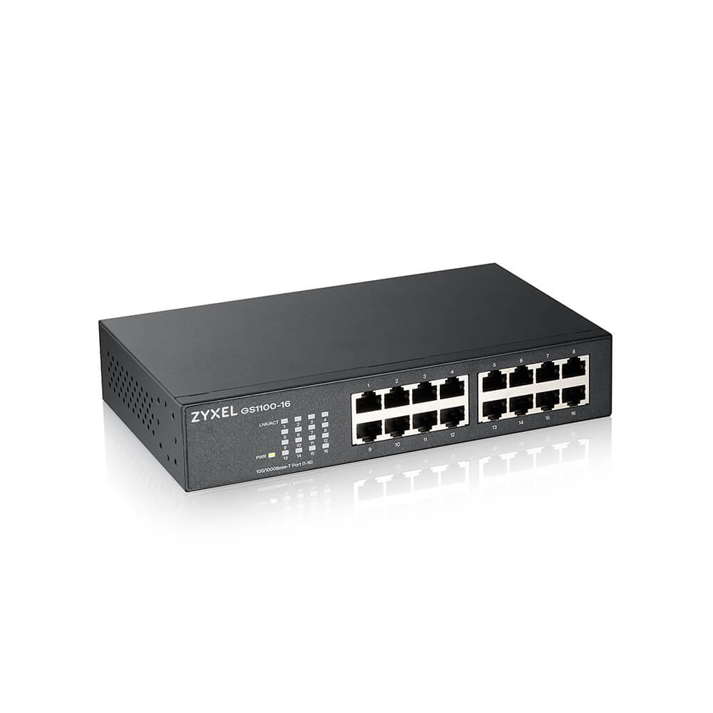 Zyxel GS1100-16 16 port Gigabit unmanaged switch V3 – Bild 2