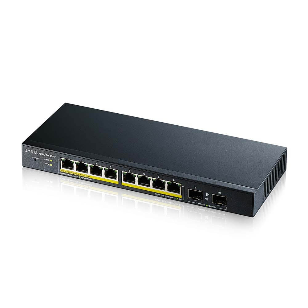 Zyxel GS1900-10HP V2 Smart Managed Switch
