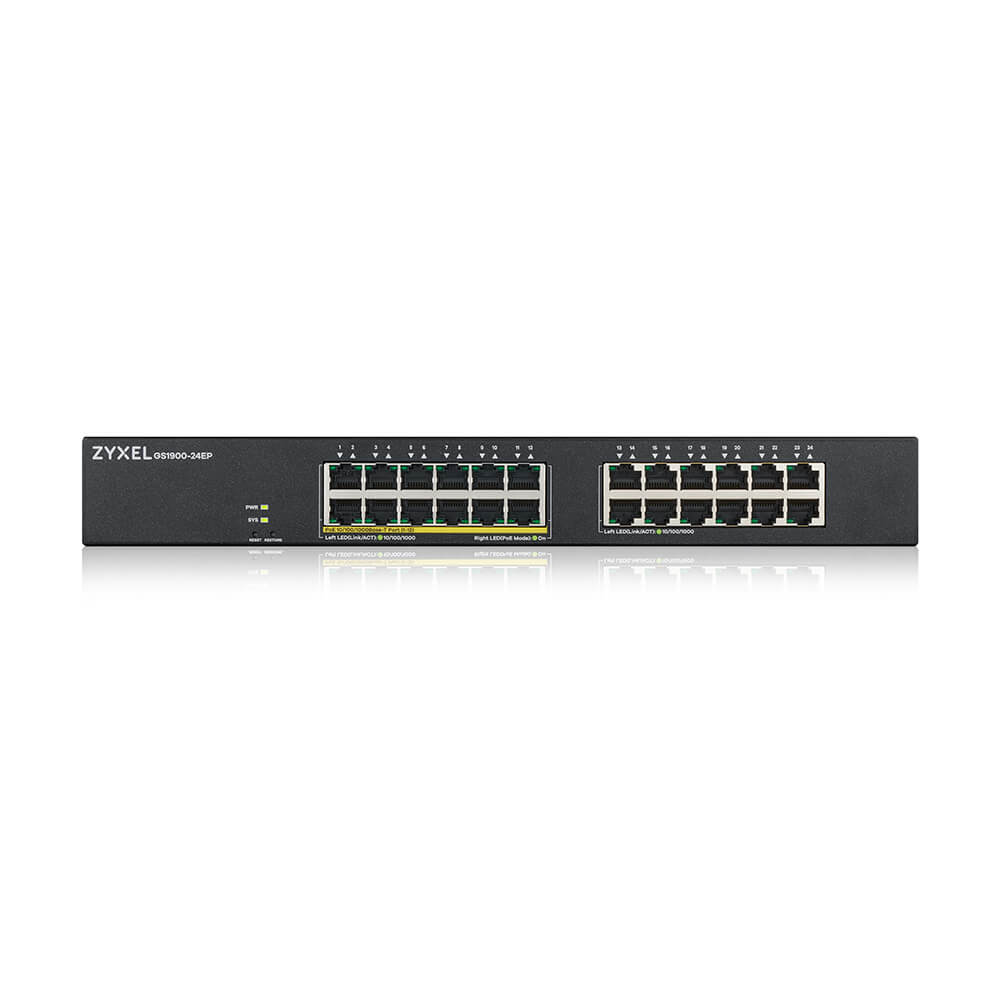 Zyxel GS1900-24 24 Port Gigabit PoE Smart Switch 130W – Bild 3