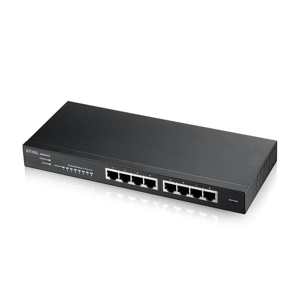 Zyxel 8-port GbE Smart Managed Switch
