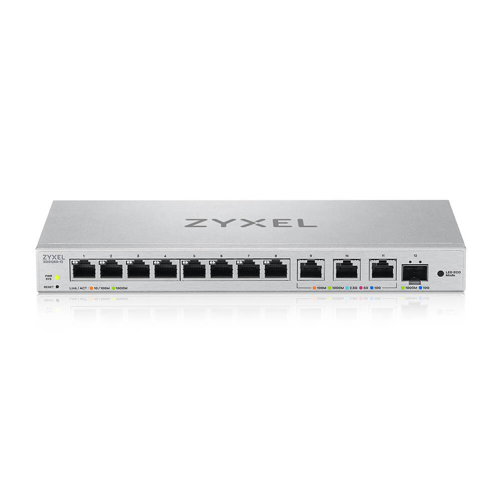 Zyxel XGS1250-12 V2 12-PORT GbE Webmanaged Desktop Switch – Bild 2