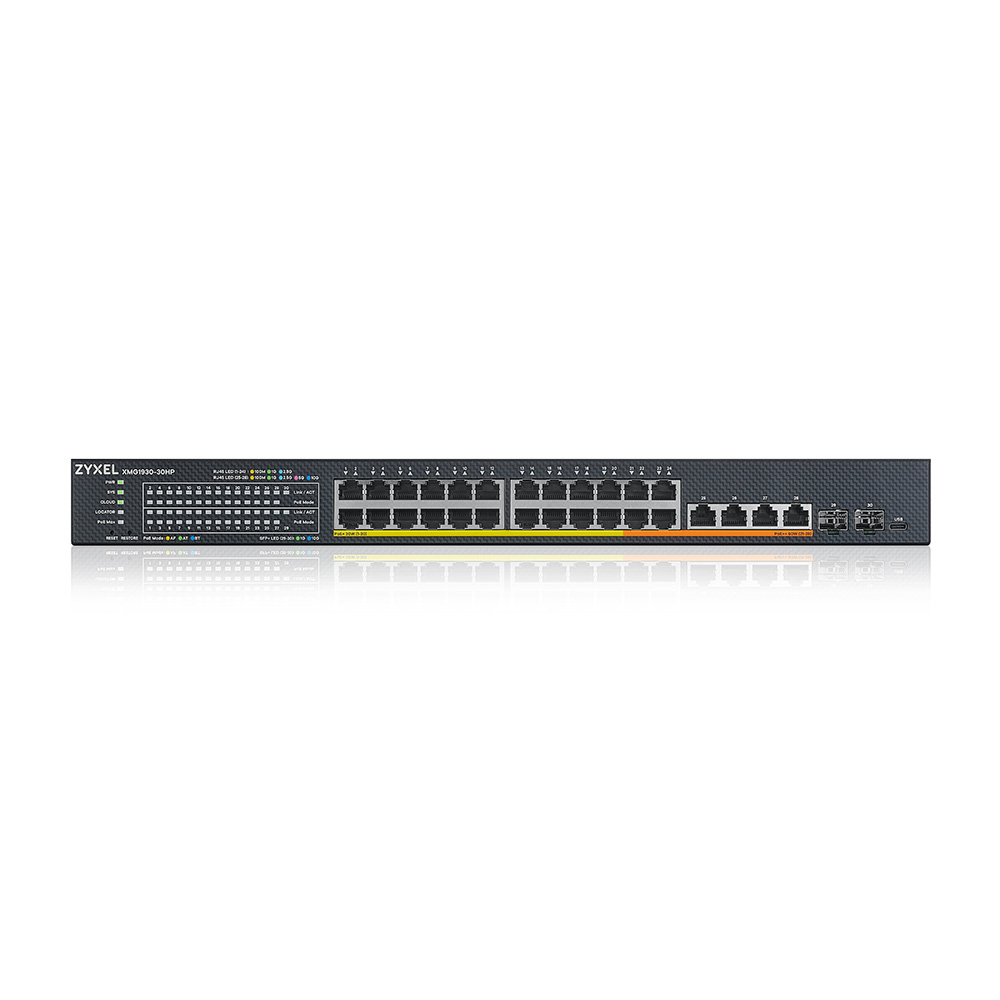 Zyxel XMG1930-30HP - 24-port 2.5G Smart Managed L2 PoE++ Switch – Bild 3
