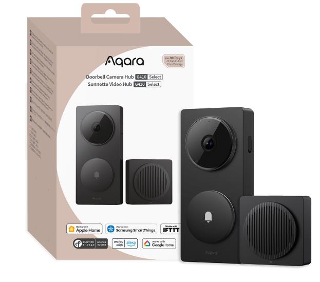 Aqara Smart Doorbell Camera Hub G410 Black