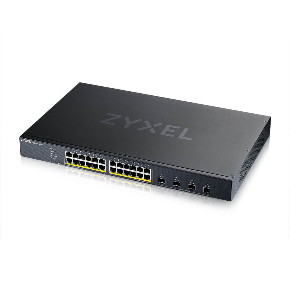 Zyxel XGS1935-28HP 28 Port PoE Switch 24X GbE PoE and 4X 10G SFP+